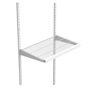 Perfil terminación repisa 60.5cm blanco Hacks&Racks