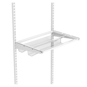 Organizador retráctil zapatos malla blanco Hacks&Racks