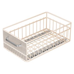 Canasto organizador retráctil blanco 41x43.2x23cm Hacks&Racks