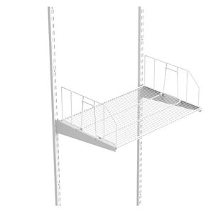 Divisor repisa ensamble 38cm blanco Hacks&Racks
