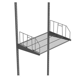 Divisor repisa ensamble 38cm grafito Hacks&Racks