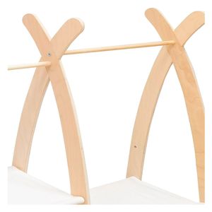 Clóset infantil 96x106x32cm doble con tela Hacks&Racks
