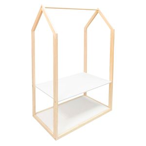 Clóset infantil 150x96.6x30.2cm 3 Espacios café Hacks&Racks