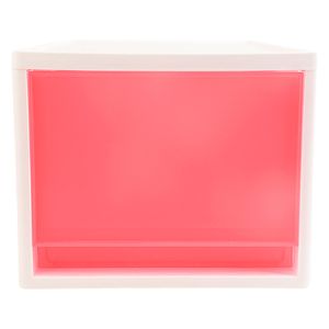 Cajonera individual modular M rojo 22x27x44.5cm Hacks&Racks