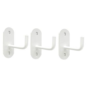 Gancho metal tablero 5cm blanco x3und. Hacks&Racks