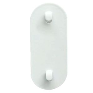 Gancho metal tablero 5cm blanco x3und. Hacks&Racks