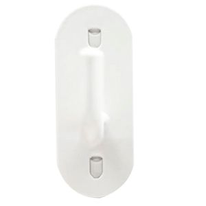 Gancho metal tablero 3.4cm blanco x3und. Hacks&Racks