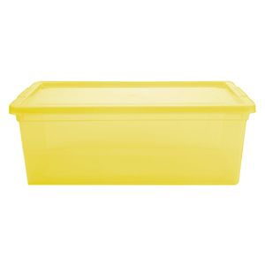 Caja organizadora plástico 11L lima Hacks&Racks