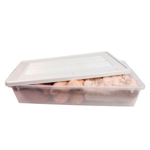 Caja organizadora bajo cama 34L piedra Krea