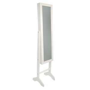 Espejo joyero 153x35x33cm blanco Cotidiana