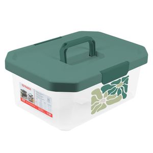 Caja organizadora polipropileno Estrabox 11L verde Estra