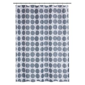 Cortina baño Puntos 180x180cm gris Krea