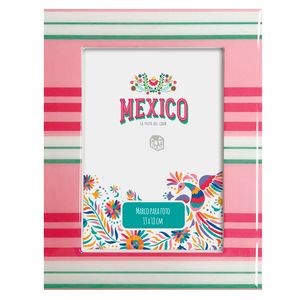 Portarretrato México rosado 13x18cm Cotidiana