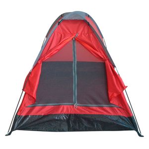Carpa camping 2 personas Galápagos rojo 95x200x120cm Alpes