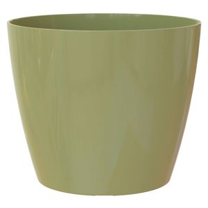 Matera plástico San Remo 20 cm eucalipto mate Outzen