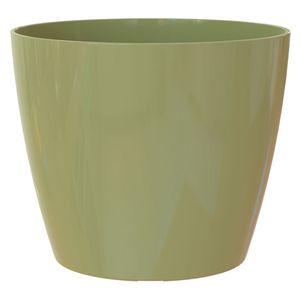 Matera plástico San Remo 12.5 cm eucalipto mate Outzen
