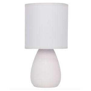 Lámpara de mesa Elian blanco invierno 1L Abitare