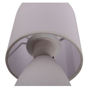 Lámpara de mesa Elian blanco invierno 1L Abitare
