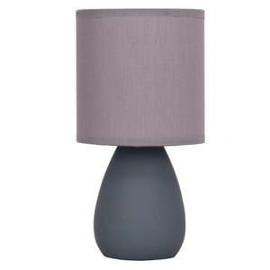 Lámpara de mesa Elian gris 1L Abitare