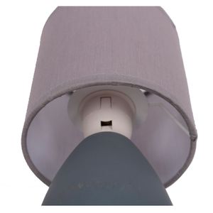 Lámpara de mesa Elian gris 1L Abitare