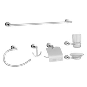 Juego de Accesorios para Baño 6 Piezas Stella