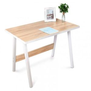 Escritorio 100x58x75cm Eve blanco/natural M+Design