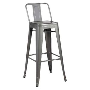 Silla para bar spot cooper 43x43x100cm gris M+Design