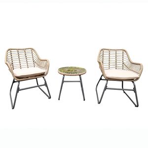 Set terraza Córdoba rattan 2 personas Outzen