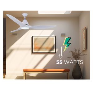 Ventilador techo con luz Nex 52" CFL5222-AC blanco