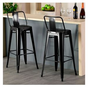 SILLA BAR SPOT COOPER  44X44X101 NEGRO
