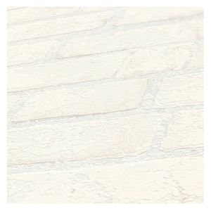 Papel tapiz pared Ladrillo blanco 53cmx10m Deco Depot