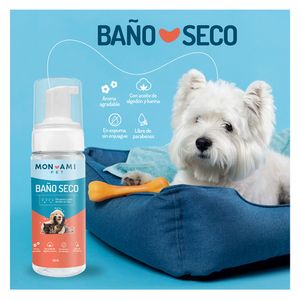 Baño seco mascotas x150ml Mon Ami