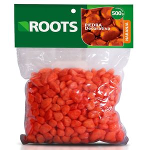 Piedra decorativa naranjo x500g Roots