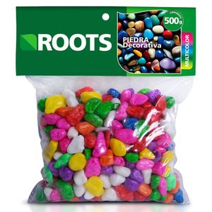 Piedra decorativa multicolor x500g Roots