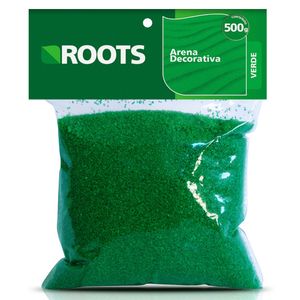 Arena decorativa verde x500g Roots