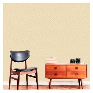 Papel tapiz pared beige/blanco 53cmx10m Deco Depot