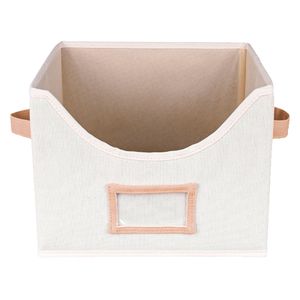 Caja organizadora plegable tela con marcador blanco Hacks&Racks