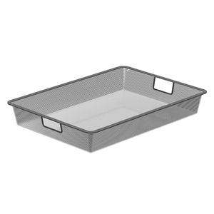 Canasto malla marco deco grafito 8.5x52.7x42.7cm Hacks&Racks