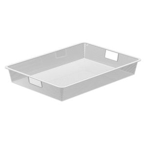 Canasto malla marco deco blanco 8.5x52.7x42.7cm Hacks&Racks