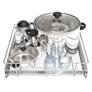 Bandeja retráctil interior metal 13.5x44.1x43.2cm Hacks&Racks