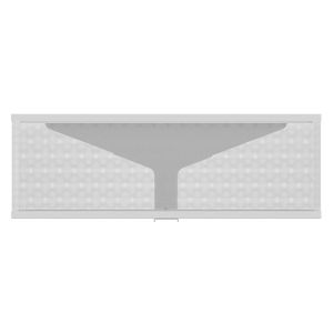 Canasto malla riel alto blanco 13.4x42.4x14.2cm Hacks&Racks