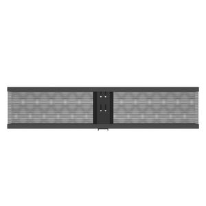 Canasto malla riel bajo grafito 9.7x42.4x10.3cm Hacks&Racks