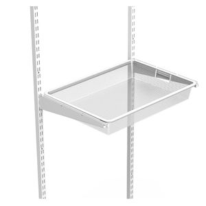 Canasto malla metal blanco 8.5x59x42.7cm Hacks&Racks
