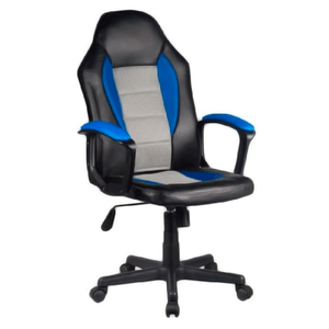 Sillón Gamer Steve 59x68x112 Azul y gris