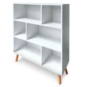 Librero Rummy S 80x30x100 Blanco