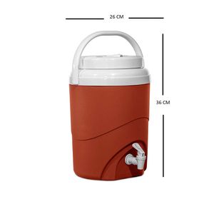 Termo insulado rojo 8L Estra