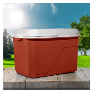 Nevera portátil familiar rojo 42L Estra