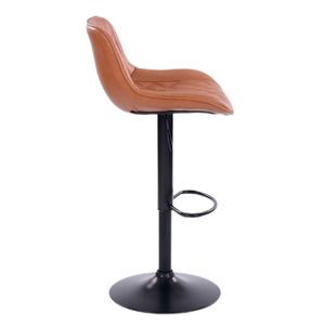 Silla bar Astrid 84-105x48x49cm caramel M+Design