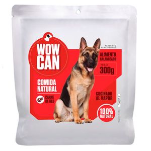 Comida húmeda perro carne de res x300g Wow Can