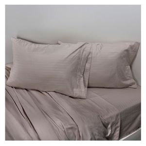 Juego sábanas extradoble microfibra emboss beige perla Wamsutta